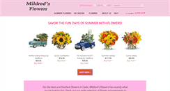 Desktop Screenshot of mildredsflowersofcadiz.com